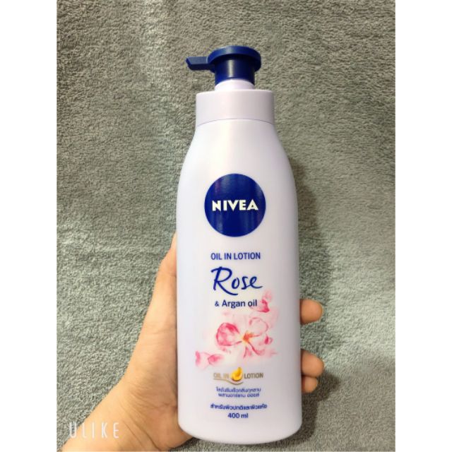 Sữa dưỡng thể hương hoa hồng Nivea 400ml