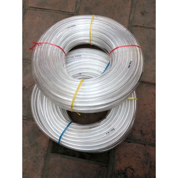Cuộn 40 mét Dây tio, ống tio mềm dẻo trong suốt dùng cho máy lọc nước, dẫn nước,lấy thăng bằng đủ loại 6mm,8mm,10mm,12mm