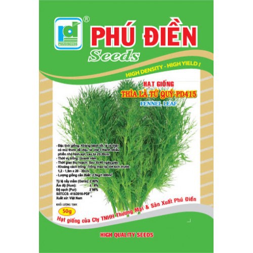 HẠT GIỐNG THÌ LÀ TỨ QUÝ PD415 TẶNG KÈM PHÂN BÓN LÁ