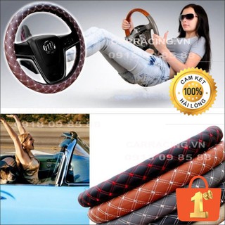 Bọc vô lăng thời thượng Sparco LA02 chính hãng CARRACING size 38 phù hợp mọi dòng xe - Bọc vô lăng spaco dáng thể thao