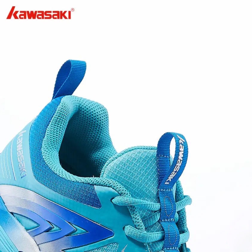 Giày thể thao cầu lông nam kawasaki k566 chính hãng mẫu mới màu xanh