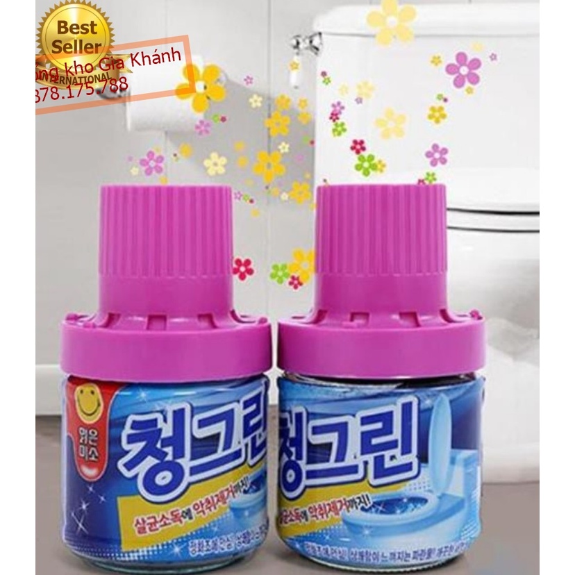 Lọ Thả Bồn Cầu Hàn Quốc, Khử Mùi Diệt Sạch Vi Khuẩn Tỏa Hương Thơm Mát