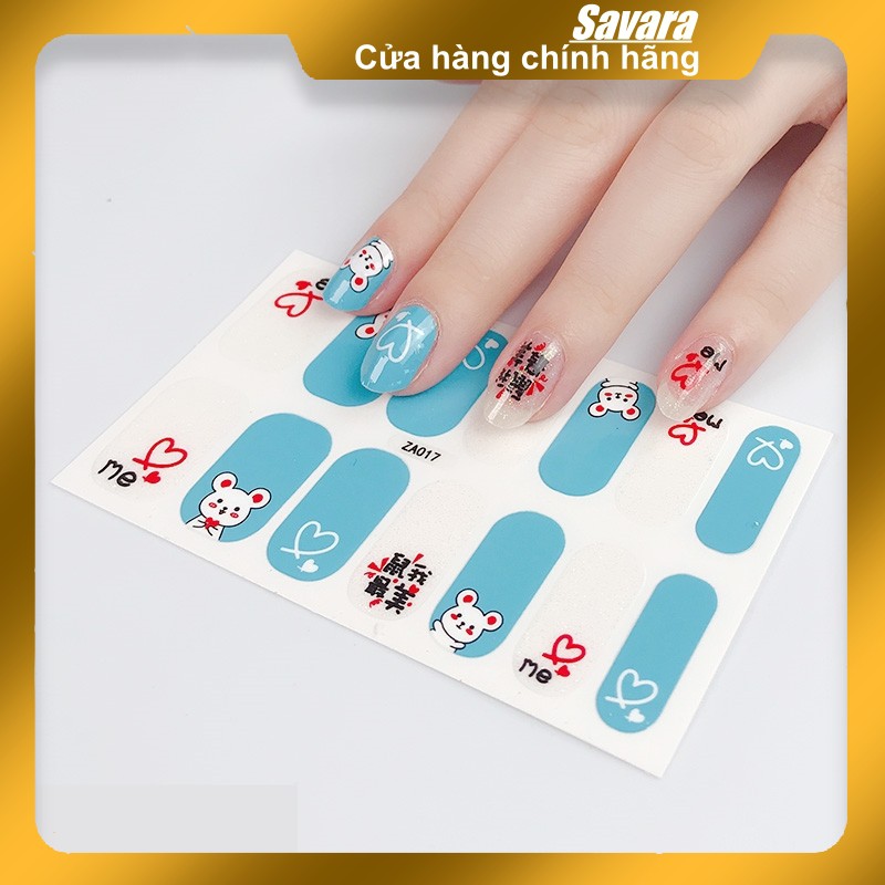 Hình dán móng 14 miếng Z/A017
