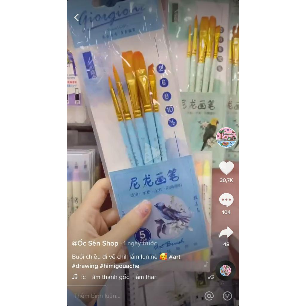 Set cọ vẽ Giorgione (5c)