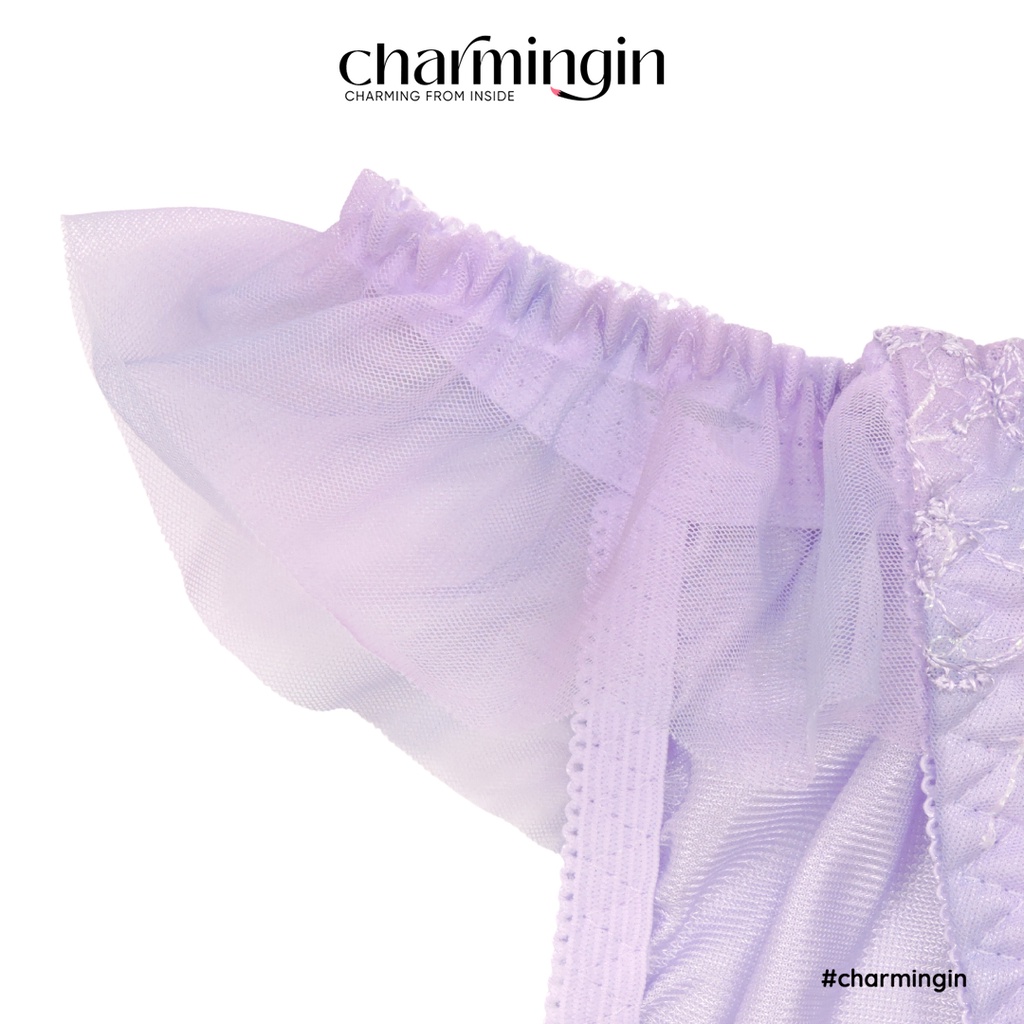 Quần lót dệt kim thời trang màu pastel lưng voan co giãn size M, L, 3L, 4L - QLDK0048