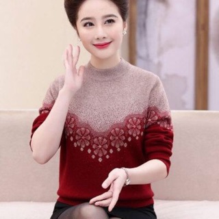 Áo len nữ trung niên cao cấp kiểu dáng sang trọng quý phái NP485