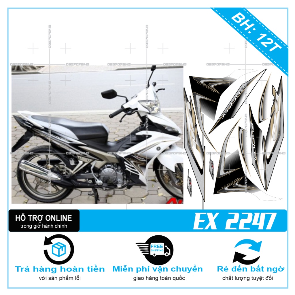 TEM RỜI EX 2011 ZIN 2247 -- SHIN DECAL 2
