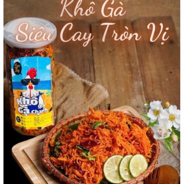 ✅ [HÀNG CÓ SẴN] KHÔ GÀ LÁ CHANH 300gr- Cực ngon cực mê 💥 | BigBuy360 - bigbuy360.vn