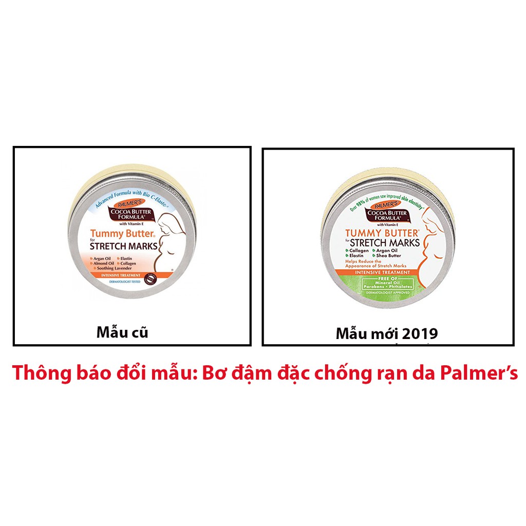 Bơ đậm đặc ngăn ngừa rạn da Palmer's Cococa Butter (125g)