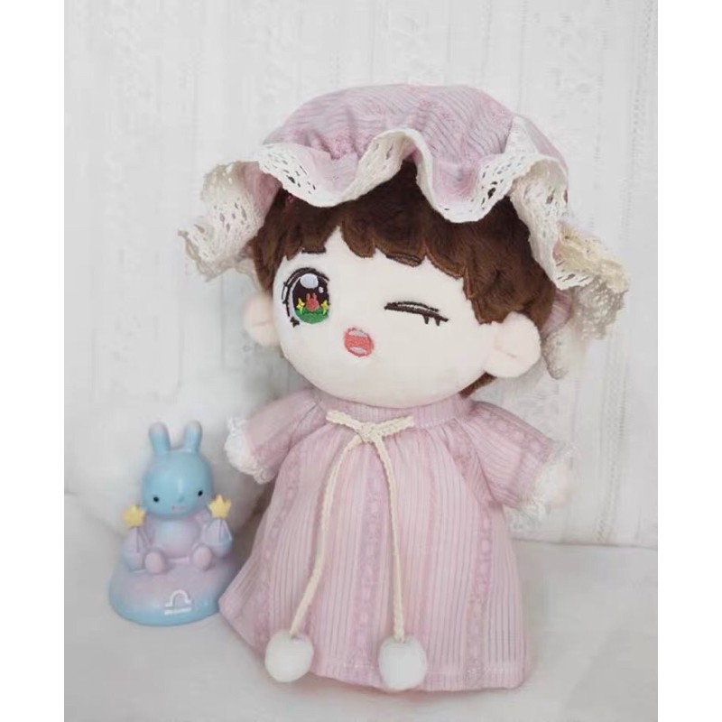 Set váy ngủ cho doll 20cm.