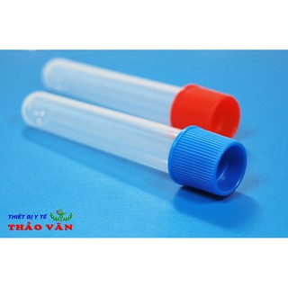 [Túi 500 cái] Ống nghiệm nhựa PP 5ml có nắp
