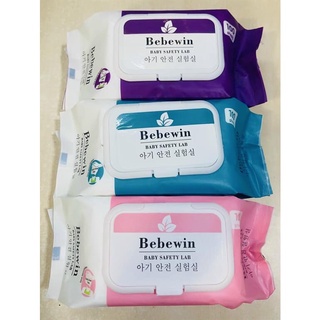 Combo 4 bịch khăn giấy ướt bebewin 100 tờ/bịch