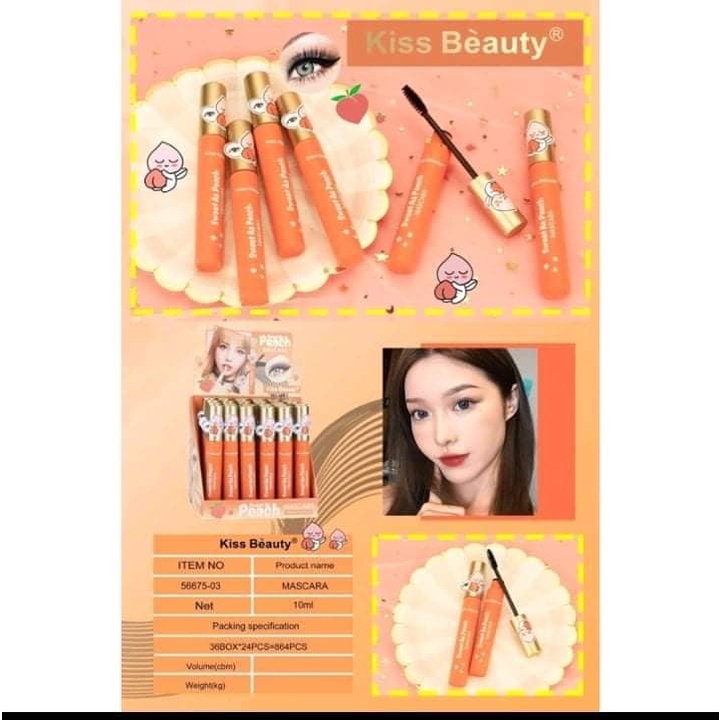 Mascara Đào KISS BEAUTY 10ml No.56675-03 - HÀNG MỚI VỀ