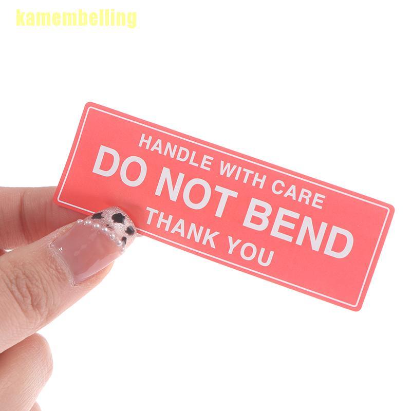 Bộ 250 Sticker Dán Tay Cầm Cảnh Báo Fragile Có Chăm Sóc Do Not Bend