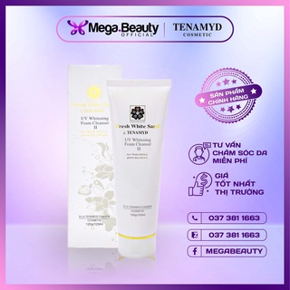 Sữa rửa mặt trắng da tenamyd fresh white sand whitening foam cleanser 120ml