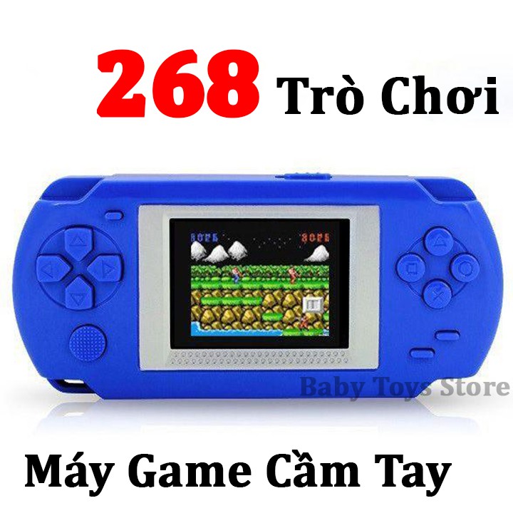 Đồ chơi trẻ em máy chơi game điện tử cầm tay 268 trò cổ điển dùng pin toysem HKB 505 - Quà tặng sinh nhật cho bé