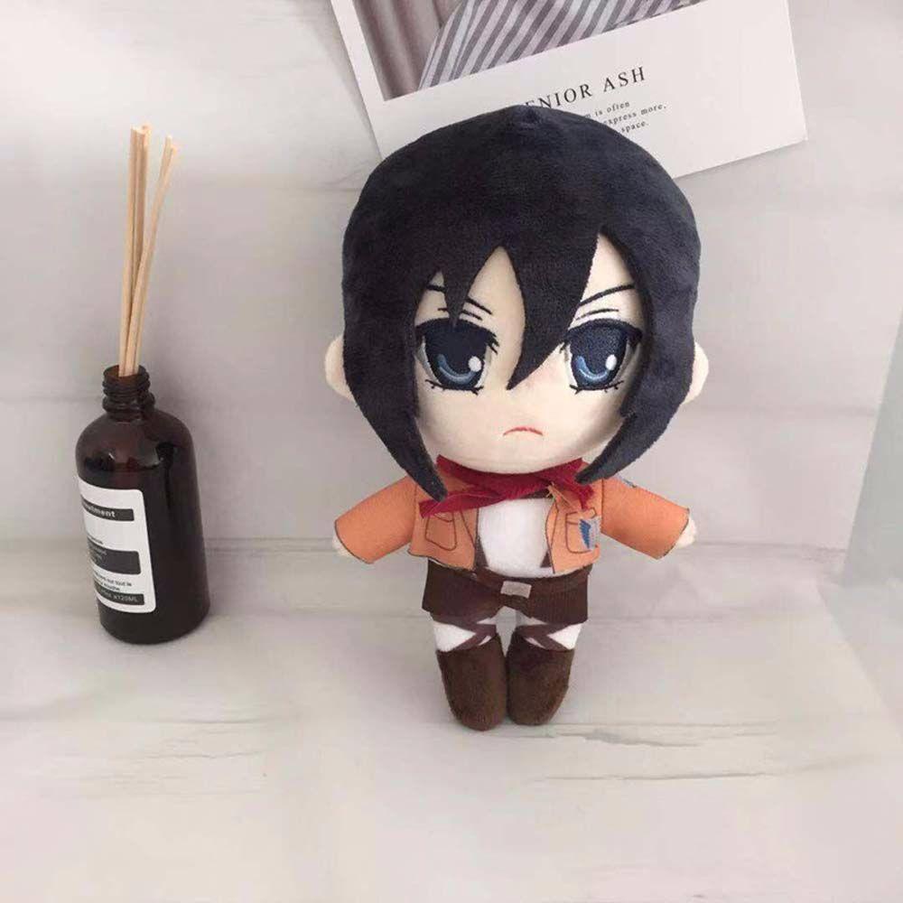 Búp Bê Nhồi Bông Hình Nhân Vật Levi Ackerman Eren Jaeger Trong Attack on Titan Dễ Thương