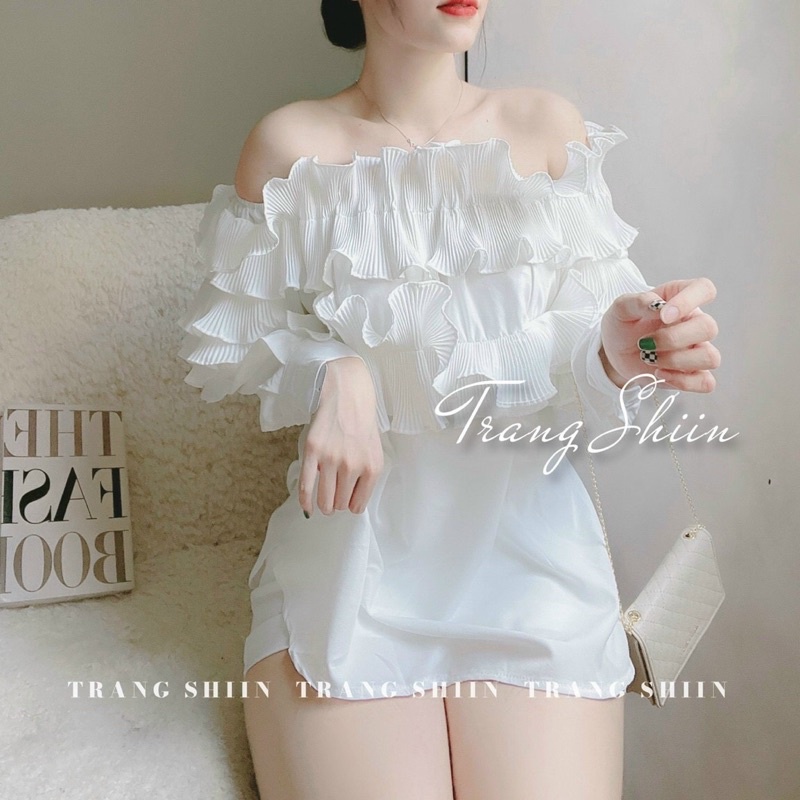 [Mã FAMARAL2 giảm 10K đơn 50K] ÁO SƠMI FORM GIẤU QUẦN BÈO XẾP LY