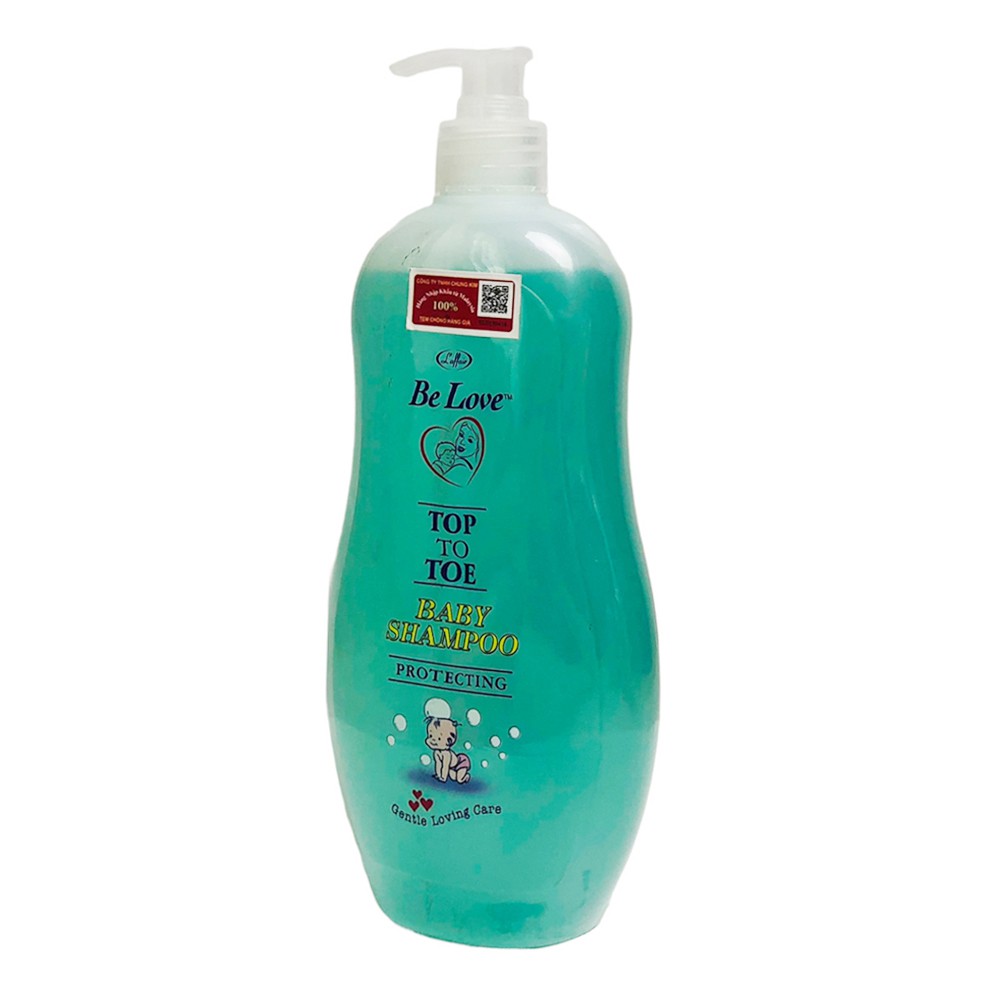 Sữa tắm gội toàn thân cho bé Be Love Protecting L'AFFAIR Malaysia 500ml - chai màu xanh - Baby shampoo