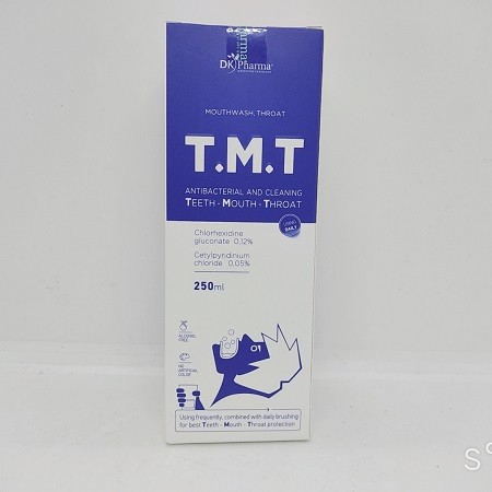 Nước súc miệng súc họng TMT 250ml giúp vệ sinh răng miệng, làm sạch giúp hơi thở thơm mát