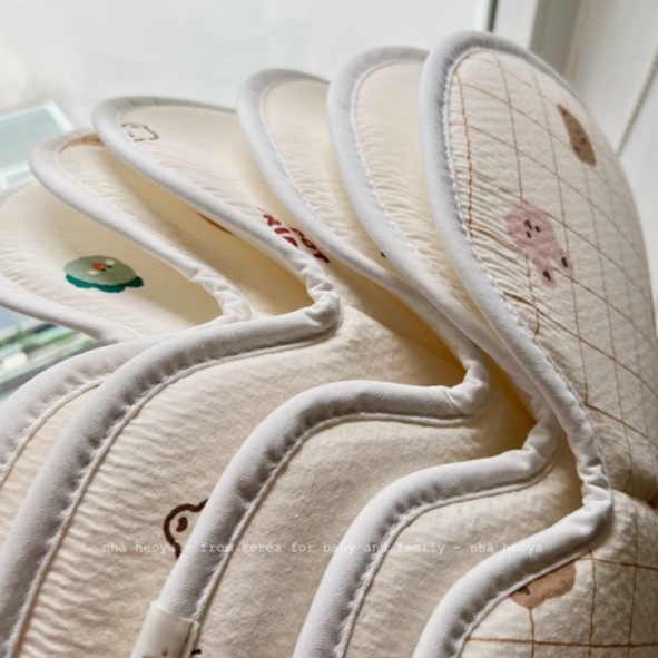 LÓT GHẾ ĂN DẶM CHO BÉ DOTTODOT MALOLOTTE  AIR MESH THOÁNG KHÍ