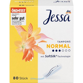 BĂNG VỆ SINH DẠNG NÚT TAMPON JESSA 80 cái