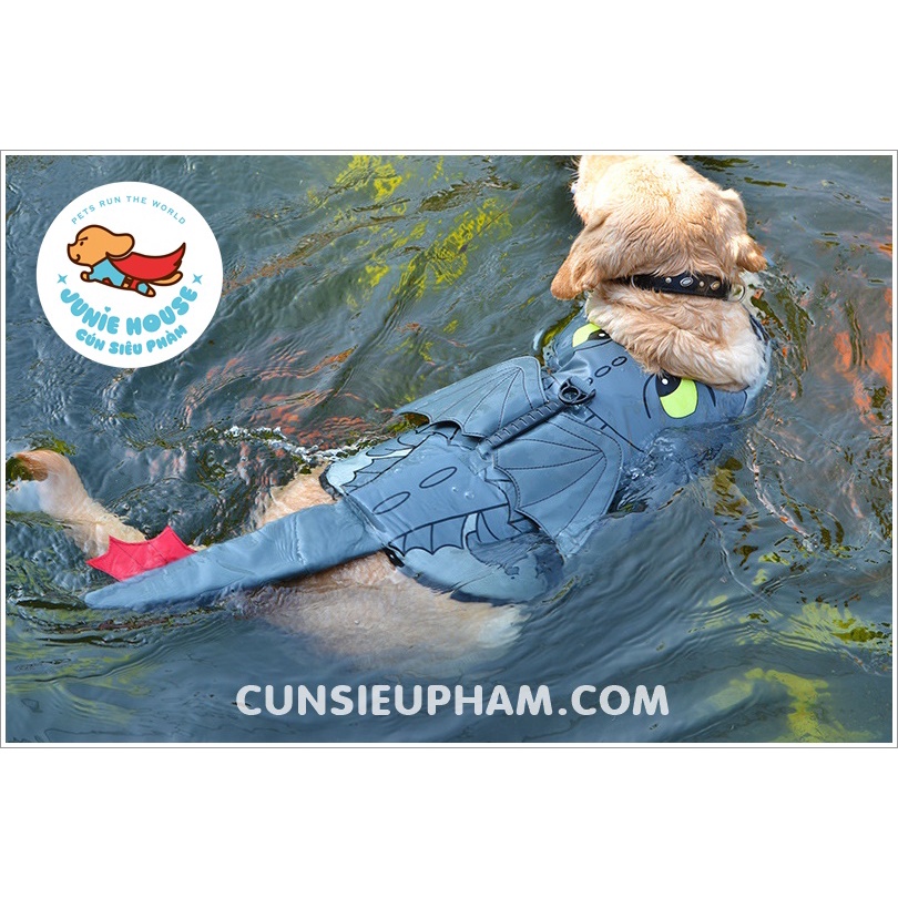 Áo phao đi bơi chuyên dụng cho chó mèo