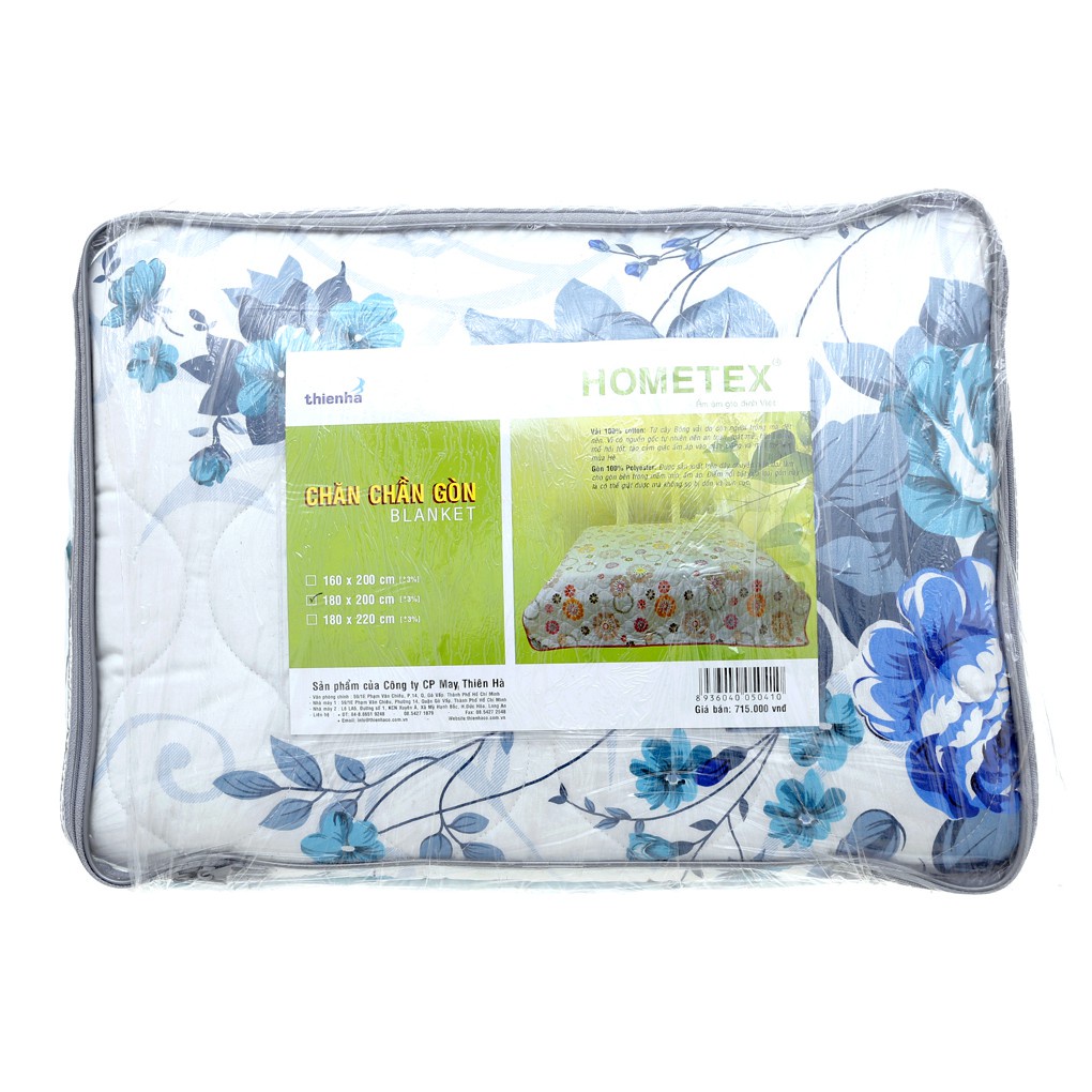 Bộ Chăn Ga Gối 160x200x25cm Cotton Hometex - Chăn Drap Gối Hometex - Sản Phẩm Của CTY May Thiên Hà