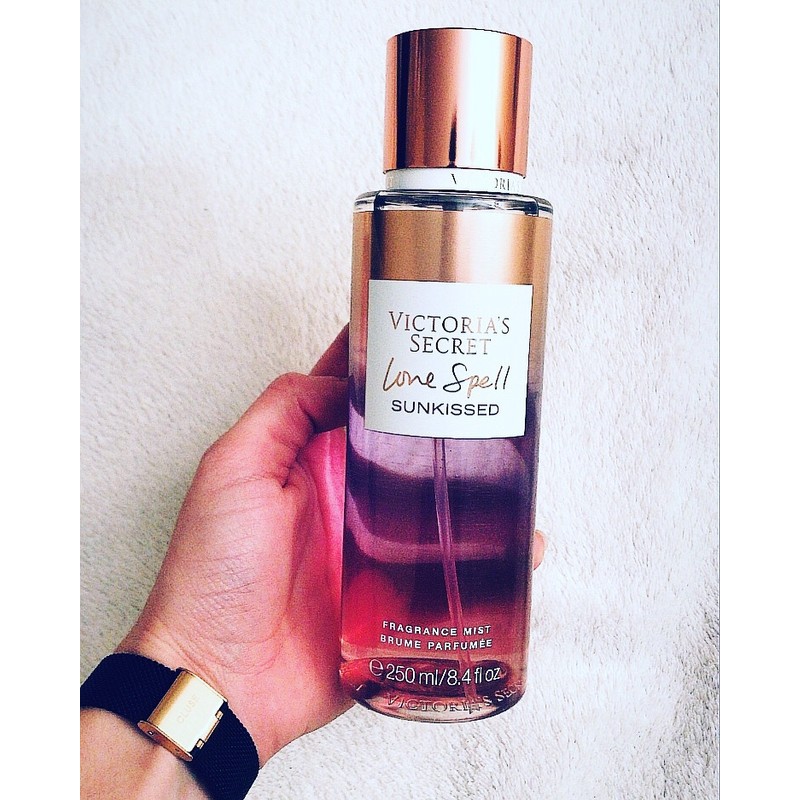 𝗕𝗢𝗗𝗬𝗠𝗜𝗦𝗧⚜️Mẫu thử xịt thơm Body Mist Victoria's Secret-  Love Spell Sunkissed 250ml