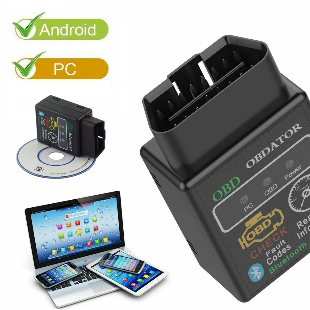Thiết bị quét chẩn đoán lỗi OBD2 Bluetooth V2.1 Android Elm327 Obd-Ii nâng cấp cho x