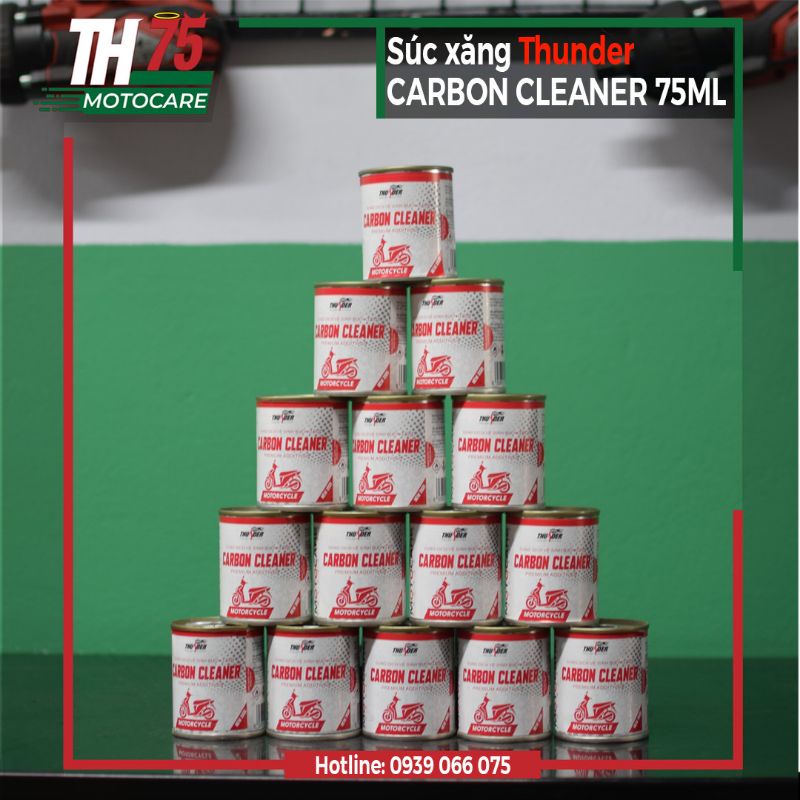 Vệ sinh buồn đốt, kim phun Thunder Carbon Cleaner - 75ml (súc xăng)