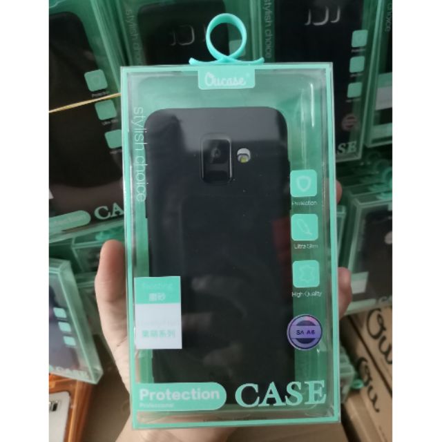 Ốp dẻo Ou case cho Galaxy A6 2018 màu đen