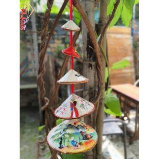 Chùm nón lá trang trí (D=4-12cm)