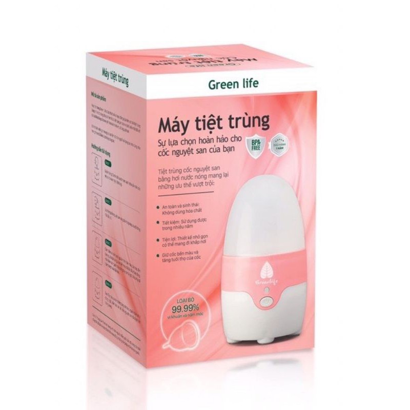 Máy tiệt trùng cốc nguyệt san GREEN LIF