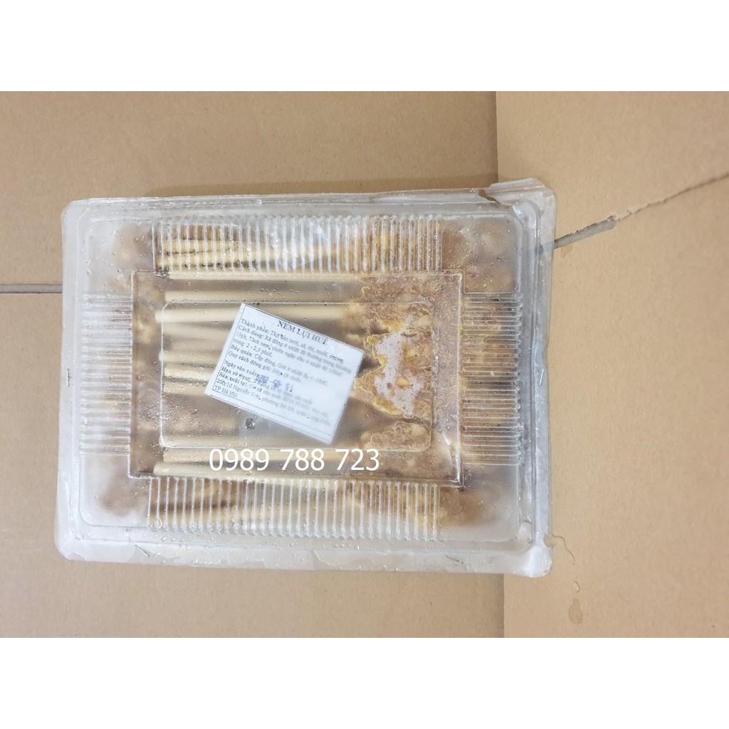 Đặc Sản Nem lụi Huế làm sẵn hộp 28 chiếc + nước chấm chuẩn cực ngon