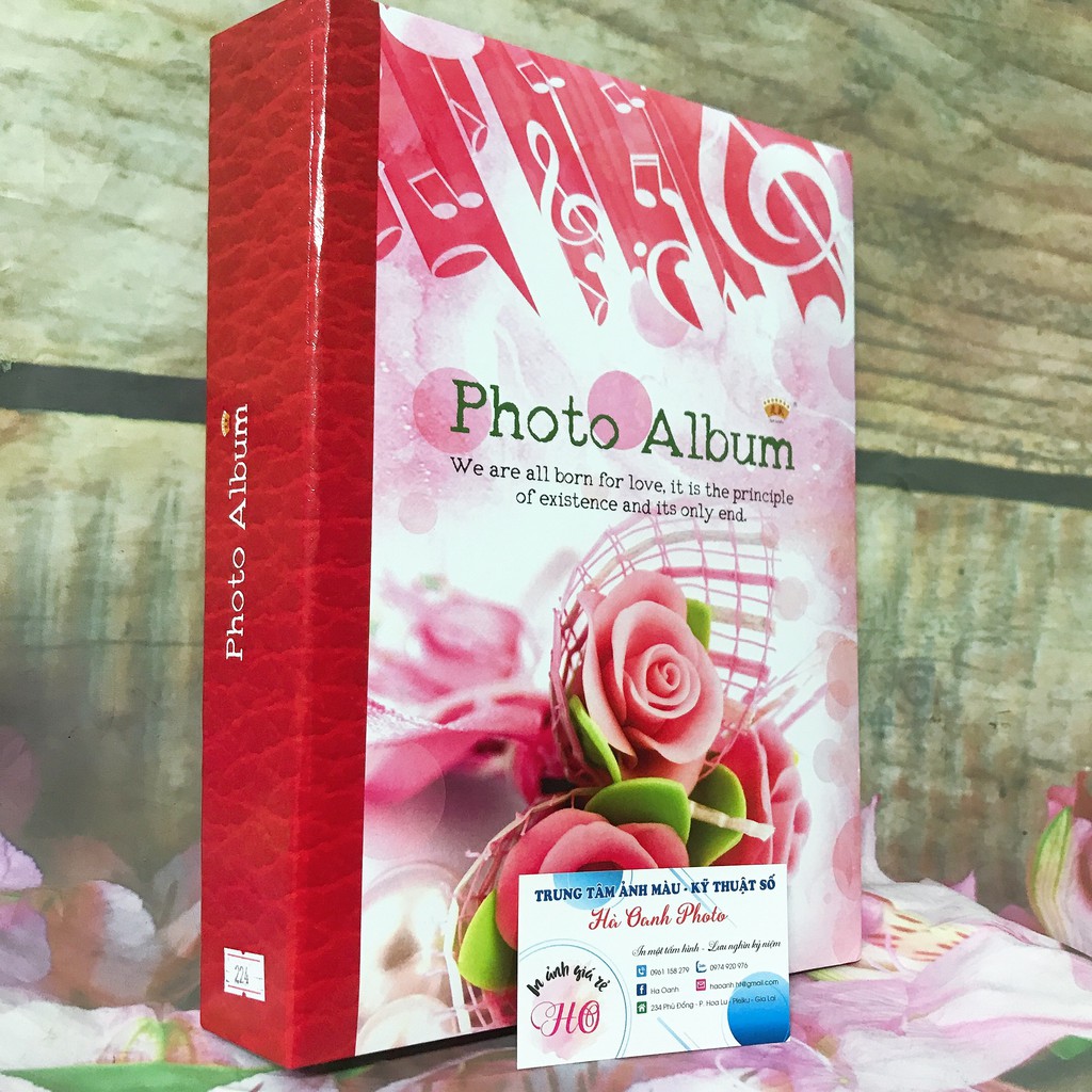 Album ảnh 13x18 bìa giấy cứng nhiều mẫu siêu xinh