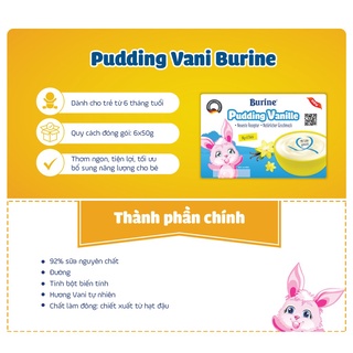 Cháo Sữa Pudding Ăn Dặm Burine Cung Cấp Vitamin