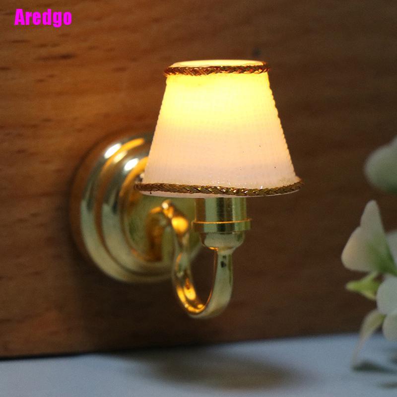 Đèn LED để bàn tỷ lệ 1:12 dùng trang trí nhà búp bê