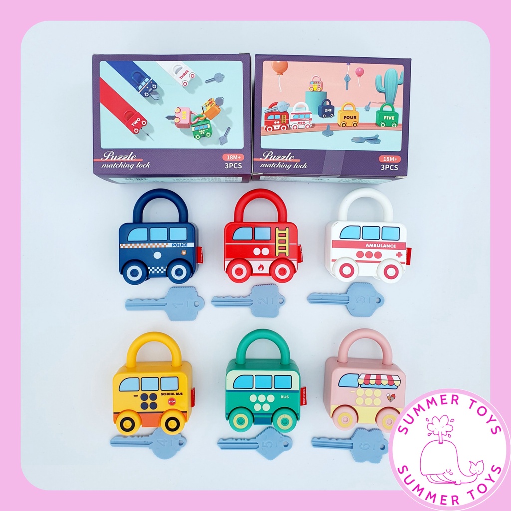 Đồ chơi giáo dục bộ ổ khóa cho bé - Summer Toys