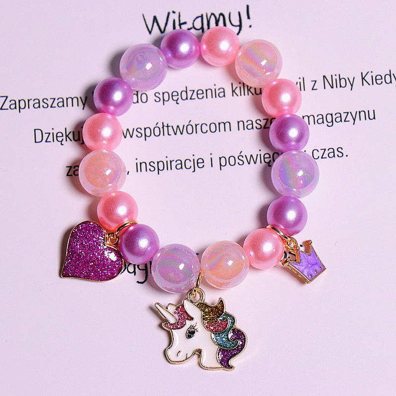 Vòng Đeo Tay Cho Bé Gái Hình Kỳ Lân Hoạt Hình Năm 2021