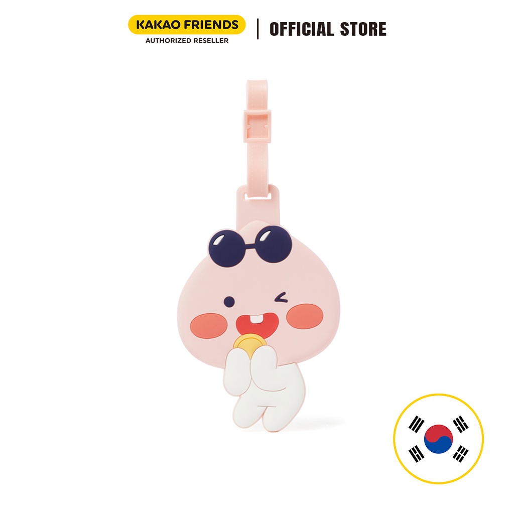 Thẻ tên Little Kakao Friends Apeach Du Lịch