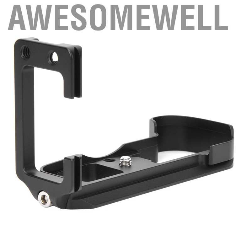 Awesomewell Aluminium L-shape Bracket Quick Release Plate for Canon EOS M50 Mirrorless Cam