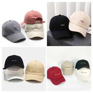 Mũ Lưỡi Trai Cotton Thêu Chữ đa dạng họa tiết Thời Trang Dành Cho Nam Và Nữ