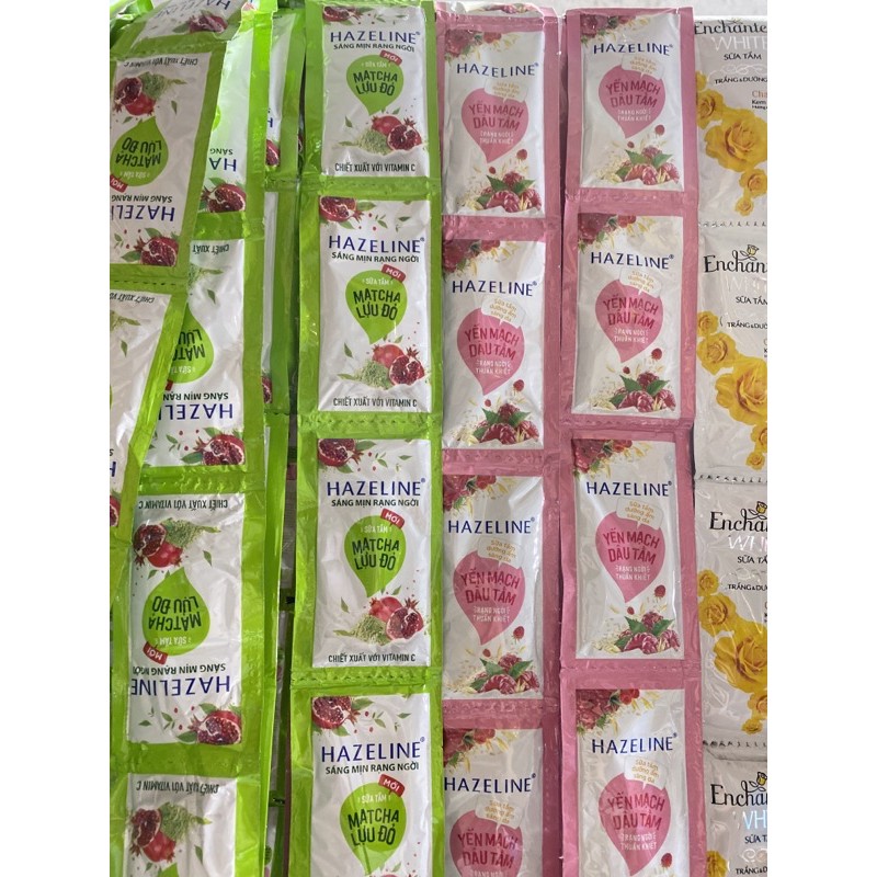 Sữa Tắm Dưỡng Trắng Hazeline Dây 10+ 2gói