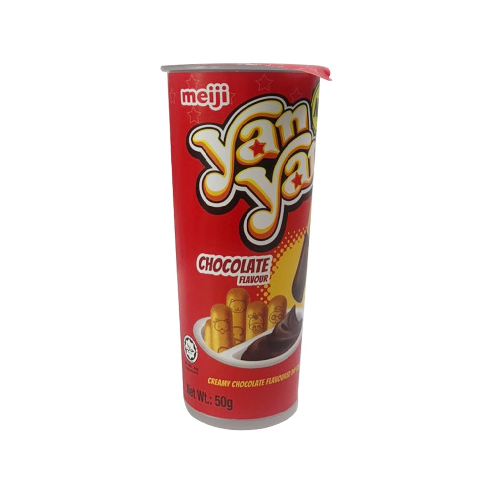 [Hàng Nhập Khẩu] Bánh Que Chấm Kem Meiji Yan Yan Vị Socola 50G