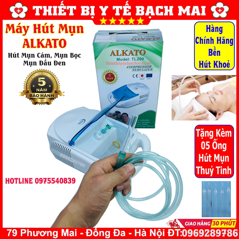 Máy Hút Mụn Phun Sương ALKATO - Hút Mụn Cám, Mụn Đầu Đen, Mụn Bọc