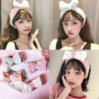 Băng Đô Turban Nơ Xù Vải Bông Siêu Mềm Mại Màu Vintage Cá Tính !