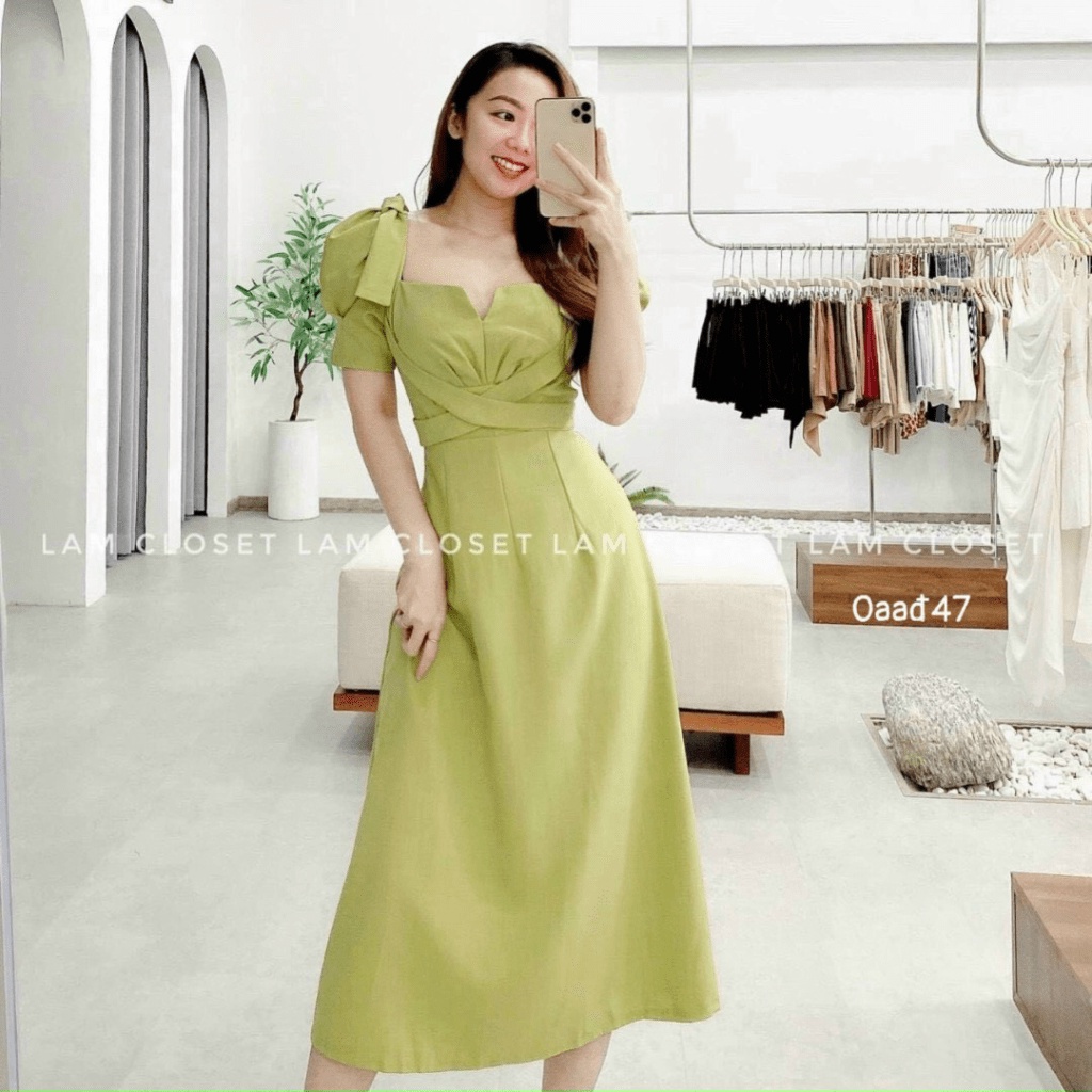 (HCM) Đầm xoè umi xinh xắn hottrend thời trang tiểu thư hàn quốc duyên dáng , xinh xỉu KOKO MI FASHION
