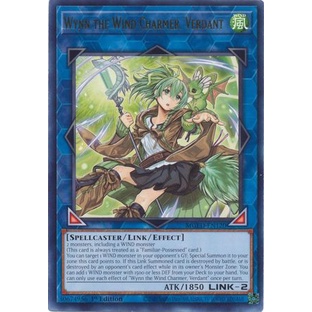 Thẻ bài Yugioh - TCG - Wynn the Wind Charmer, Verdant / MGED-EN120'