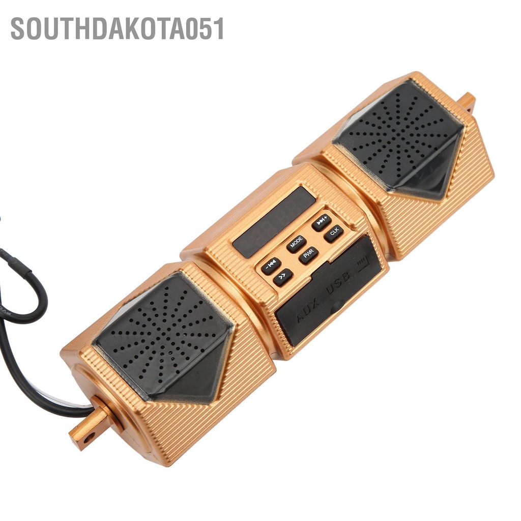 [Hàng Sẵn] Loa bluetooth đa năng gắn tay lái xe máy nghe nhạc MP3 chống nước IP54【Southdakota051】